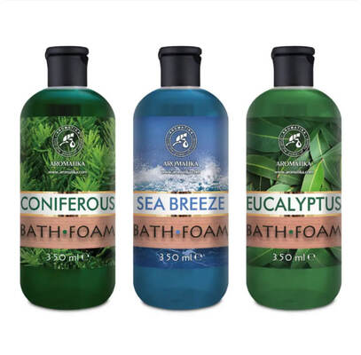 Набор пен для ванн Ароматика Coniferous, Sea Breeze, Eucalyptus, 3 x 350 мл