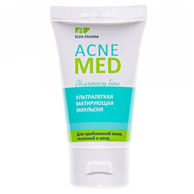 Емульсія Elfa Pharm Acne Med, ультралегка матуюча, 40 мл