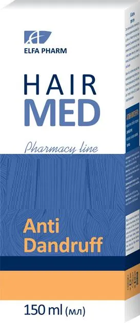 Шампунь Elfa Pharm Hair Med проти лупи, 150 мл