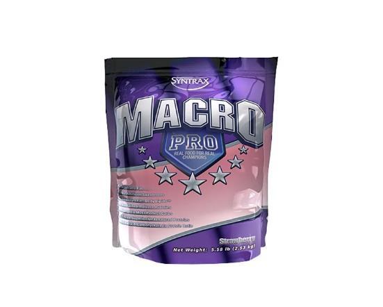 Гейнер Syntrax Macro Pro strawberry, 2,53 кг