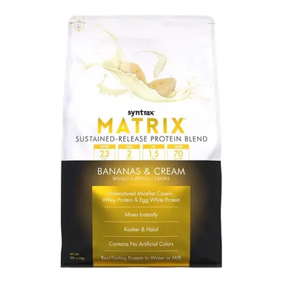 Протеїн комплексний Syntrax Matrix банановий крем, 2,27 кг