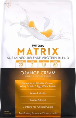 Протеїн комплексний Syntrax Matrix апельсиновий крем, 2,27 кг