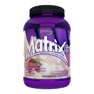 Протеїн комплексний Syntrax Matrix полуничний крем, 907 г