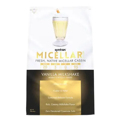 Казеїн міцелярний Syntrax Micellar Creme ванільний молочний коктейль, 907 г