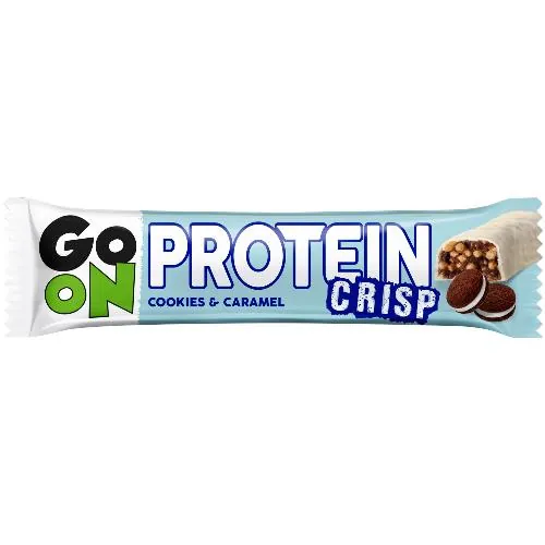 Батончик протеїновий Go On Nutrition Protein Crisp печиво та карамель, 50 г