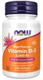 Вітамін Д-3 NOW Vitamin D-3 2000 MО м'які капсули №240