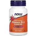 Вітамін Д-3 NOW Vitamin D-3 5000 MО м'які капсули №120