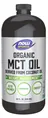 МСТ олія NOW Sports Organic MCT Oil, 946 мл