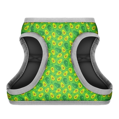 Шлея для собак Collar WAUDOG Clothes Авокадо м'яка з QR паспортом розмір XS1, обхват грудей 24-27 см, обхват шиї 18-20 см