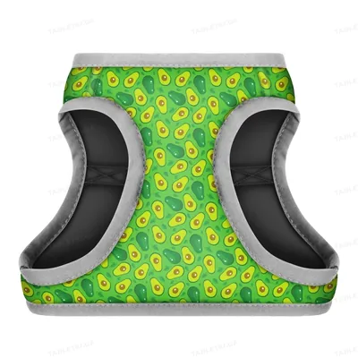 Шлея для собак Collar WAUDOG Clothes Авокадо м'яка з QR паспортом розмір XS2, обхват грудей 28-31 см, обхват шиї 20-22 см