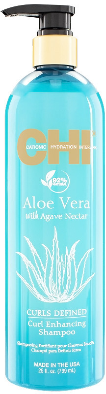 Шампунь CHI Aloe Vera Curls Defined для вьющихся волос с алоэ вера, 739 мл