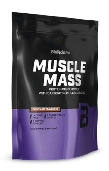 Гейнер Biotech Muscle Mass шоколад, 1 кг