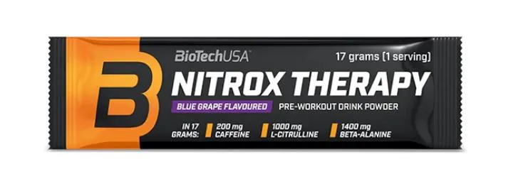 Передтренувальний комплекс Biotech Nitrox Therapy синій виноград, 17 г