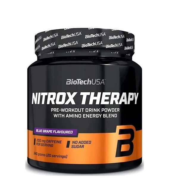 Передтренувальний комплекс Biotech Nitrox Therapy синій виноград, 680 г