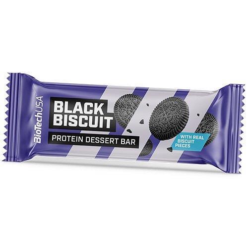 Батончик протеиновый Biotech Protein Dessert Bar black biscuit, 50 г