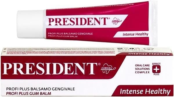 Бальзам зубной President Intense Healthy Антибактериальный с хлоргексидином, 30 мл