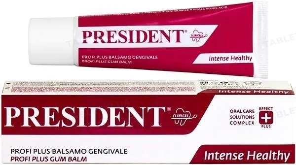 Бальзам зубний President Intense Healthy Антибактеріальний з хлоргексидином, 30 мл