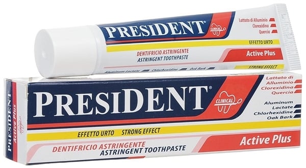 Зубная паста President Clinical Active Plus от кровоточивости десен, 30 мл