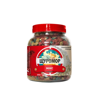 Щуромор Микс гранулированная приманка для уничтожения крыс и мышей, 300 г
