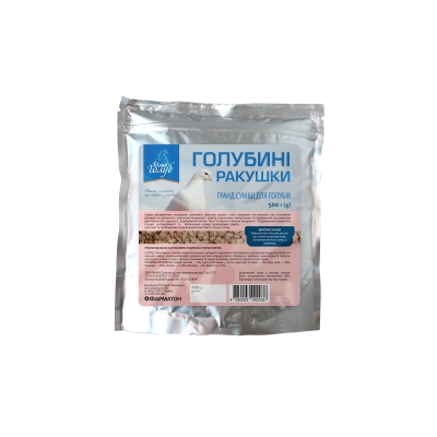 Кормовая добавка Голубиные ракушки гранд смесь для голубей, 500 г