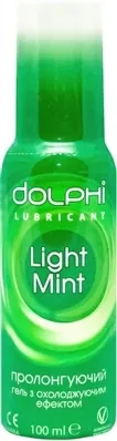 Гель-змазка інтимна Dolphi Light Mint пролонгуючий гель з охолоджувальним ефектом, 100 мл