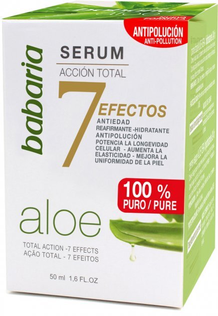 Сыворотка для лица Babaria Aloe 7 Effects Алоэ против морщин, 50 мл