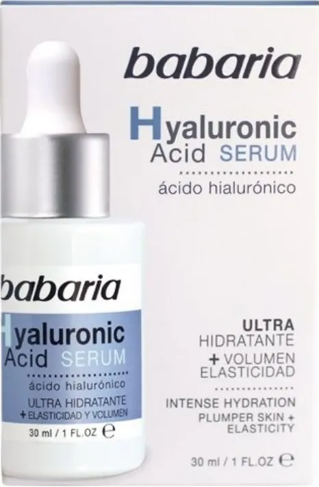 Сироватка для обличчя Babaria Hyaluronic Acid з гіалуроновою кислотою, 30 мл