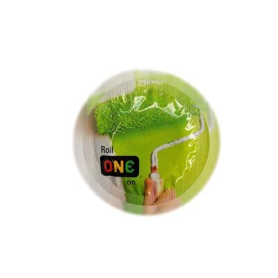 Презерватив ONE Color Sensations Roll салатовий, 1 штука