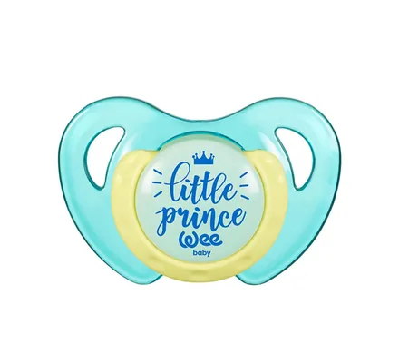 Пустушка силіконова Wee Baby Butterfly №1 ортодонтична тританова 0-6 місяців, 1 шт