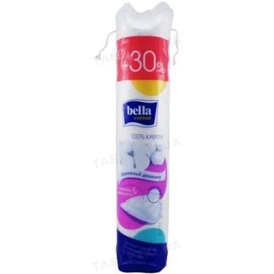 Ватні подушечки Bella Cotton, 80 штук+30%