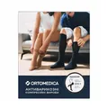 Панчохи компресійні Ortomedica ERSA-510/1 клас компресії 2, відкритий носок, колір чорний, розмір 2/S