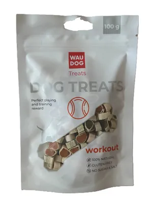 Ласощі для собак Collar Waudog Treats Кольорові курячі суші, 100 г