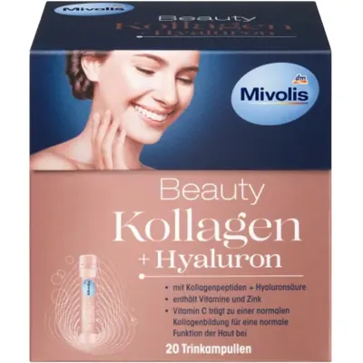 Колаген та Гіалурон Mivolis Beauty Kollagen + Hyaluron розчин питний №20 у флак.