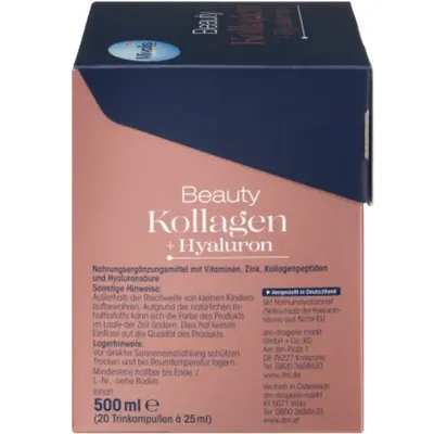 Колаген та Гіалурон Mivolis Beauty Kollagen + Hyaluron розчин питний №20 у флак.