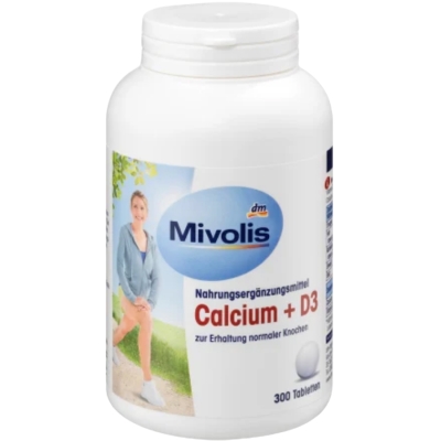 Витамины Mivolis Calcium + D3, 300 таблеток