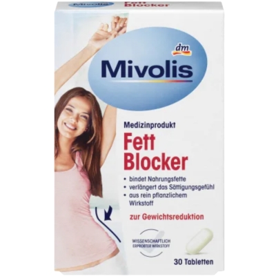 Блокатор жира Mivolis Fett Blocker, 30 таблеток
