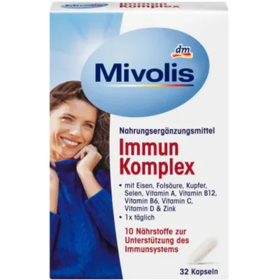 Комплекс для підвищення імунітету Mivolis Immun Komplex, 32 капсули