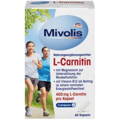 L-карнітин Mivolis L-Carnitin, 60 капсул