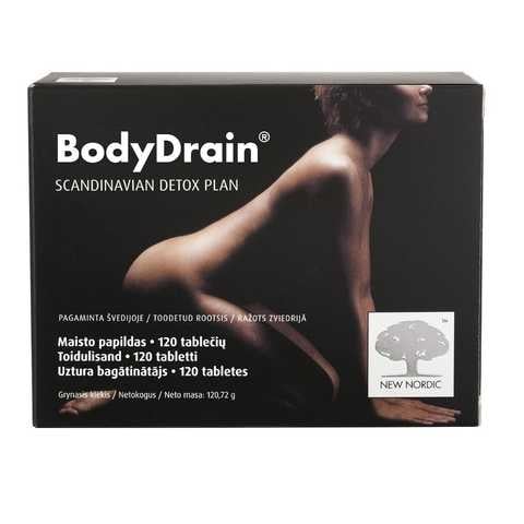 Витамины для очищения организма New Nordic BodyDrain таблетки №120