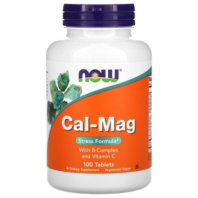 Антистресс формула Now Foods Cal-Mag Stress Formula, 100 таблеток