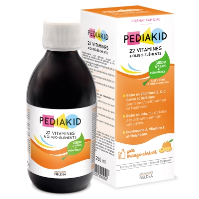 Педиакид PEDIAKID 22 Vitamines & Oligo-Elements Мультивитамины и минералы для детей, 250 мл