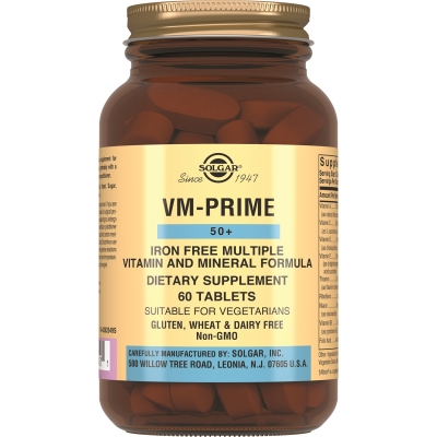 Solgar Вітамінно-мінеральний комплекс VM-Prime 50+, 60 таблеток