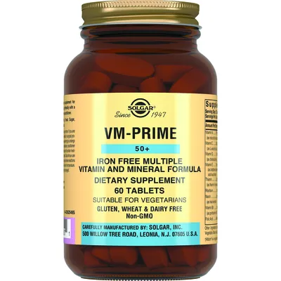 Вітамінно-мінеральний комплекс 50+ Solgar VM-Prime 50+ таблетки №60