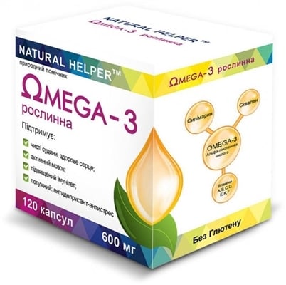 Омега-3 растительная Natural Helper капсулы №120