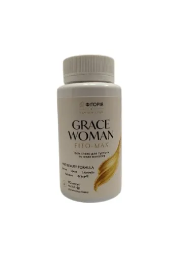 Комплекс для густоти та сили волосся Фіторія Grace Woman fito-max, 90 капсул