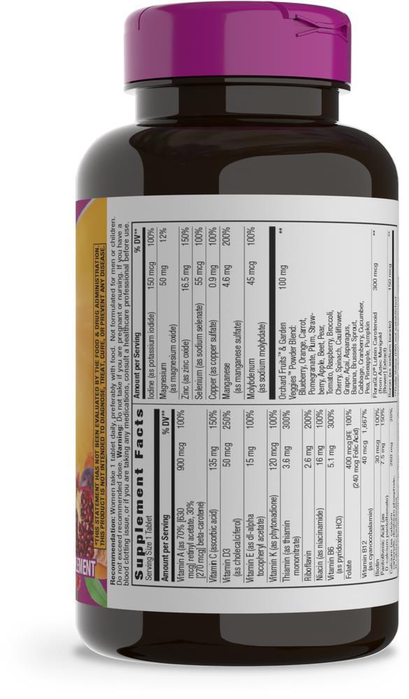 Мультивитамины для женщин 50+ Nature's Way Alive! Womens 50+, 110 таблеток