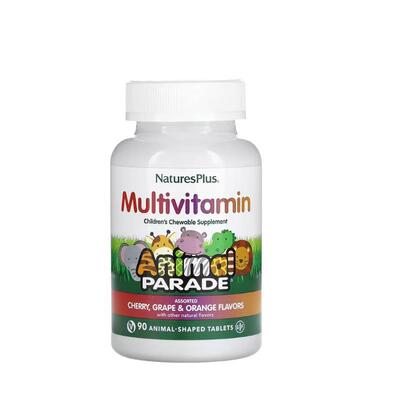 Мультивитамины для детей Nature's Plus Animal Parade Children's Multi-Vitamin, вкус ассорти, 90 таблеток