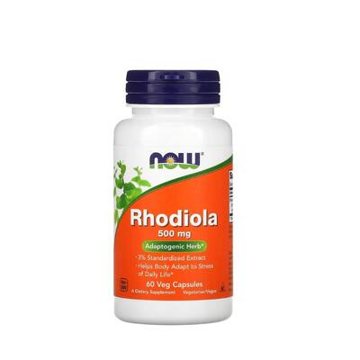 Родиолы экстракт NOW Rhodiola Extract 500 мг, 60 вегетерианских капсул