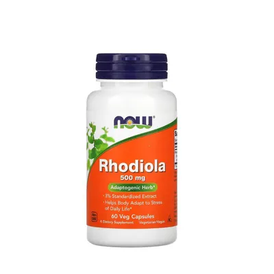 Родіола NOW Rhodiola 500 мг вег. капсули №60