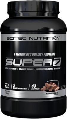 Протеин Scitec Nutrition Super 7, молочный шоколад, 1300 г